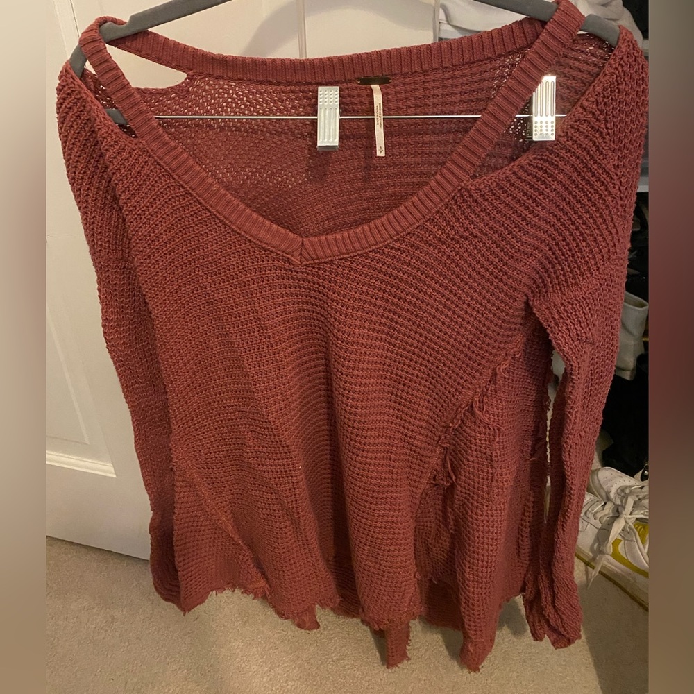 Free People beautiful color layering sweater